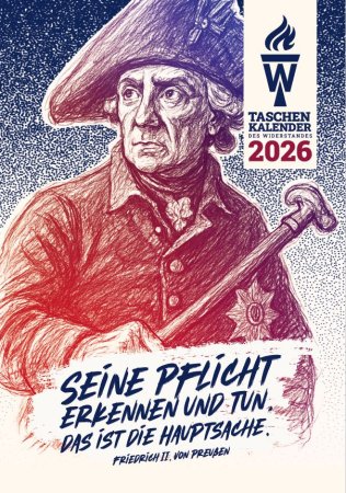 Taschenkalender des Widerstandes 2026 - jetzt vorbestellen!