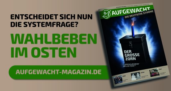 AUFGEWACHT - DIE DEUTSCHE STIMME 8/26 –  DER GROSSE ZORN – WAHLBEBEN IM OSTEN?
