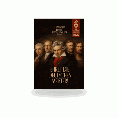 NEU - vorbestellen: Taschenkalender des Widerstandes 2027 - "Ehret die Deutschen Meister!"