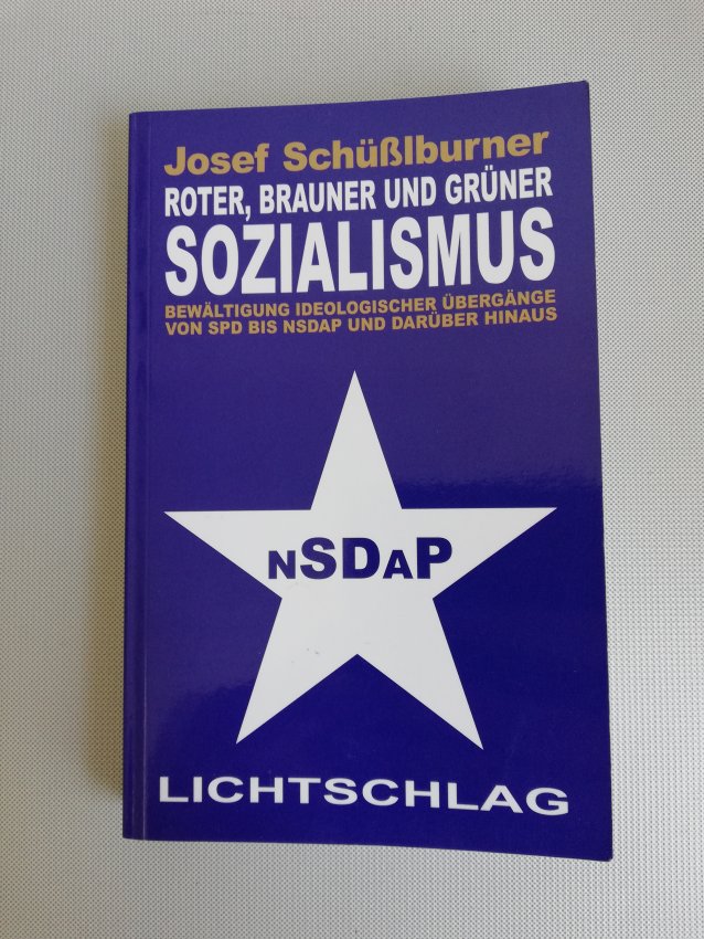 Josef Schüßlburner - Roter, brauner und grüner Sozialismus - Bewältigung ideologischer Übergänge von SPD bis NSDAP und darüber hinaus