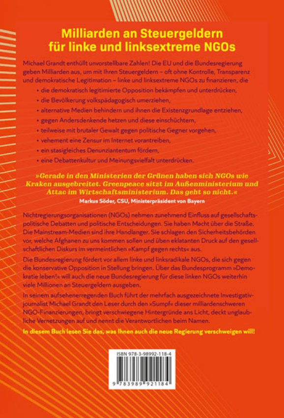 Staatsgeheimnis NGO-Finanzierung von Michael Grandt