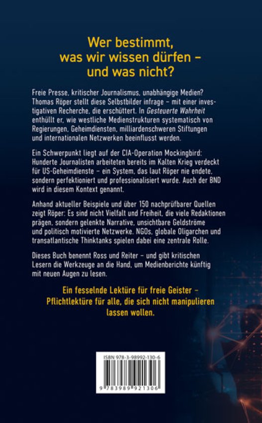 Gesteuerte Wahrheit von Thomas Röper