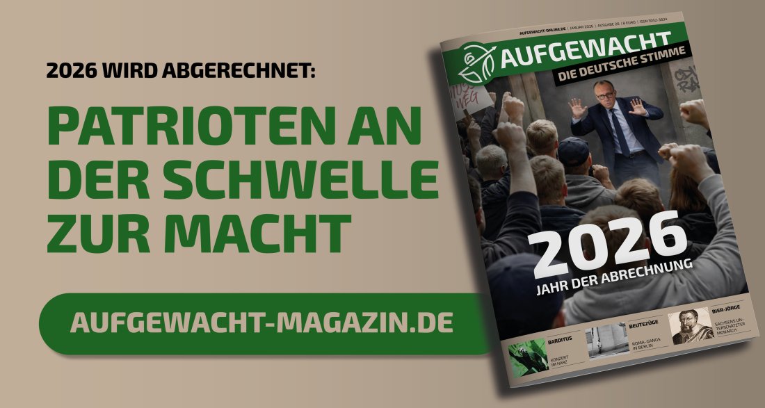 AUFGEWACHT 01/26 – „2026 – JAHR DER ABRECHNUNG“