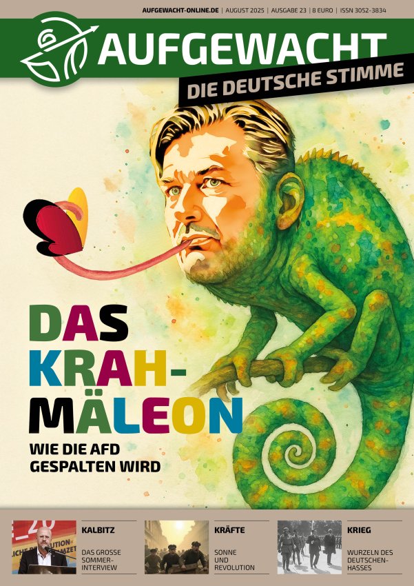 AUFGEWACHT 8/25 – „DAS KRAHMÄLEON - WIE DIE AFD GESPALTEN WIRD"
